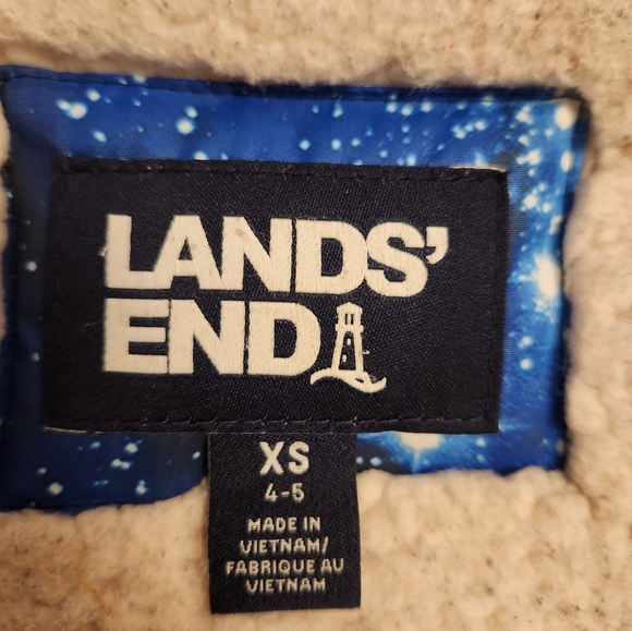 Lands' End little boy parka jacket - Picture 4 of 7